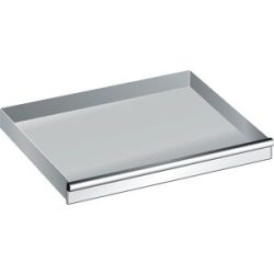 Schublade, für Schrank-BxT 1023 x 725 mm, Traglast 75 kg, Fronthöhe 75 mm, lichtgrau LISTA