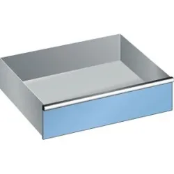 Schublade, für Schrank-BxT 1023 x 725 mm, Traglast 75 kg, Fronthöhe 200 mm, lichtblau LISTA