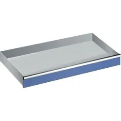 Schublade, für Schrank-BxT 1431 x 725 mm, Traglast 200 kg, Fronthöhe 125 mm, enzianblau LISTA