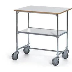 Tischwagen, verzinkt, LxBxH 820 x 600 x 900 mm, grau HelgeNyberg