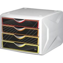 Schubladenbox, HxBxT 212 x 262 x 330 mm, VE 5 Stk, Schubladendesign priority helit
