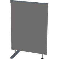 Schallschutz-Trennwand, Wandpaneel, HxB 1200 x 800 mm, grau eurokraft pro