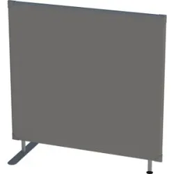 Schallschutz-Trennwand, Wandpaneel, HxB 1200 x 1200 mm, grau eurokraft pro