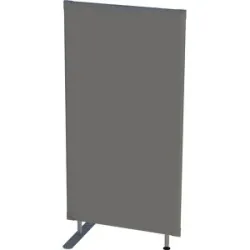 Schallschutz-Trennwand, Wandpaneel, HxB 1600 x 800 mm, grau eurokraft pro