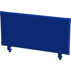 Akustik-Tischaufsatz-Paneel, Höhe 450 mm, Breite 1000 mm, blau eurokraft pro