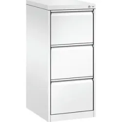 Hängeregistraturschrank ACURADO, 1-bahnig, 3 Schübe, verkehrsweiß C+P