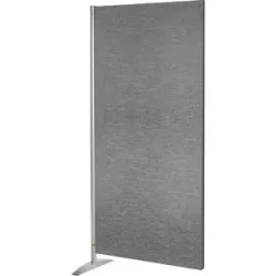 kaiserkraft Stellwandsystem, HxBxT 1750 x 800 x 450 mm, Textil-Element, grau