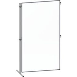 kaiserkraft Funktions-Trennwand aus Acrylglas, mit T-Flachfüßen, HxB 1800 x 1000 mm, Anbauelement