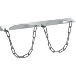 Gasflaschen-Wandhalterung, für 2 Flaschen, Ø max. 140 mm, ab 5 Stk eurokraft basic