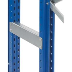 Schulte Lagertechnik Distanzstück für Paletten-Doppelregale, Distanzabstand 400 mm, verzinkt