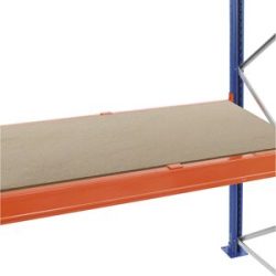 Spanplattenebene, versenkt, für Tiefe 800 mm, 2-teilig, für Holmlänge 3900 mm SCHULTE