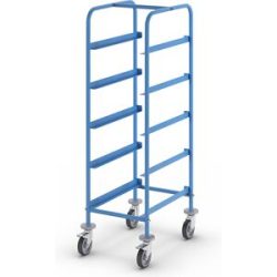 Kommissionierwagen, LxBxH 700 x 535 x 1573 mm, Tragfähigkeit 150 kg eurokraft pro