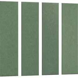 Akustik-Wandplatte, HxB 1200 x 300 mm, VE 4 Stk, petrol, ab 5 VE eurokraft basic