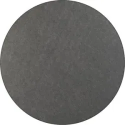 Akustik-Deckenplatte, PET-Filz, Ø 1200 mm, runde Form, dunkelgrau, ab 10 Stk eurokraft basic
