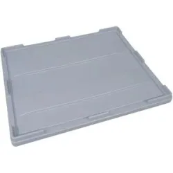 Deckel FP-EDA 1210 LID, für Big Box Grossbehälter mit Aussenmassen L 1000 x B 1200 mm, Polypropylen, grau