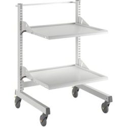 ESD-Gerätewagen, 2 Etagen, Länge 790 mm Treston