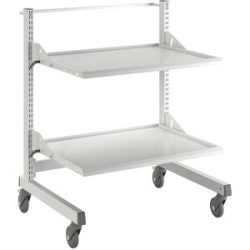 ESD-Gerätewagen, 2 Etagen, Länge 943 mm Treston