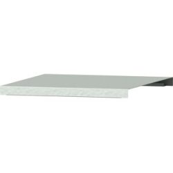 Fachboden für Schwerlastschrank, mit Mitteltrennwand, Breite 490 mm, verzinkt eurokraft pro