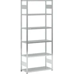 Steckregal, Bauart leicht, doppelseitig, HxBxT 2500 x 1000 x 400 mm, verzinkt, Grundregal eurokraft pro