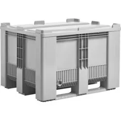 kaiserkraft Deckel für Palettenbox SB3, Außen-LxB 1200 x 1000 mm, grau