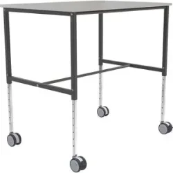 Tischwagen ERGO, LxBxH 800 x 1140 x 720 mm, grau Kongamek