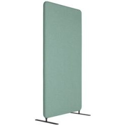 kaiserkraft Akustik-Trennwand Softline Salsa, Textil, HxB 1700 x 800 mm, grün
