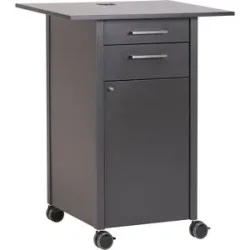 kaiserkraft Service- und Kaffeestation, mit 1 Tür und 2 Schubladen, LxBxH 800 x 600 x 1015 mm