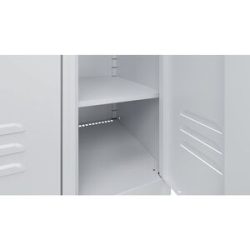 kaiserkraft Ablageboden, Stahl, lichtgrau, HxBxT 15 x 298 x 444 mm