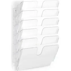 Durable FLEXIPLUS 6 A4 QUER 1700014401 Prospekthalter Schwarz, Transparent DIN A4 quer Anzahl der Fächer 6 1 St. (B x H