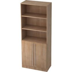 Aktenschrank Office Braun Holz 80 cm 42 cm 200.4 cm - Farbe: Nussbaum - Material: Holzwerkstoff - Aktenschrank