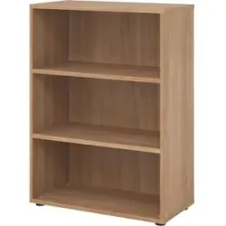 RENATUS - Regal, HxB 1100 x 800 mm, 2 Fachböden, Nussbaum eurokraft pro