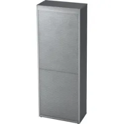 Rollladenschrank, 3 Fachböden, graphit / alusilber eurokraft pro