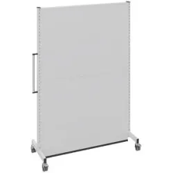 kaiserkraft Mobile Akustikwand, für Industrie und Büro, LxBxH 1250 x 740 x 2021 mm