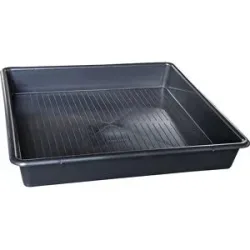 Kleingebinde-Universalwanne, Volumen 64 l, 800 x 800 x 120 mm, stapelbar eurokraft basic