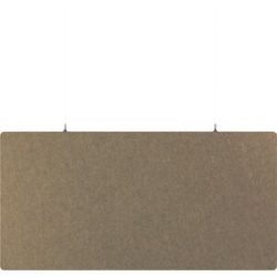 Akustik-Deckenplatte, PET-Filz, HxB 600 x 1200 mm, rechteckige Form, beige, ab 5 Stk eurokraft basic