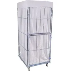 kaiserkraft Wäschesack, für Wäschecontainer, HxBxT 1550 x 800 x 675 mm, weiß