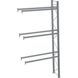 Palettenregal, feuerverzinkt, HxBxT 6000 x 2825 x 1100 mm, 3 Fachebenen, Anbauregal SCHULTE