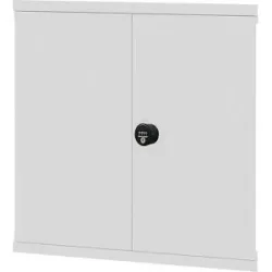 Flügeltür, Drehriegel, HxB 1000 x 1300 mm, lichtgrau eurokraft pro