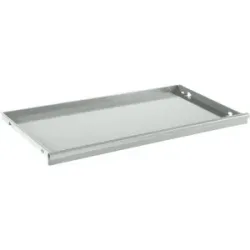 kaiserkraft Auszugboden für ESD-Flügeltürschrank, HxBxT 53 x 867 x 459 mm, Traglast 50 kg, lichtgrau RAL 7035