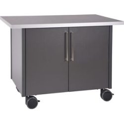 kaiserkraft Service- und Kaffeestation, mit 2 Türen, Länge 1250 mm, BxH 740 x 900 mm