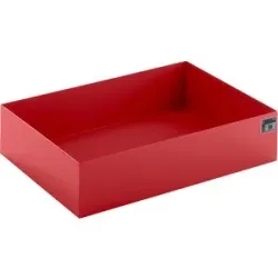 kaiserkraft Paletten-Auffangwanne, LxBxH 1200 x 800 x 260 mm, rot RAL 3000