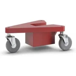 kaiserkraft Transportrolly im handlichen Kunststoffkoffer, aus Aluminium, für Lasten mit Beinen, Tragfähigkeit 100 kg je Stk, VE 4 Stk