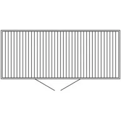 Gefahrstoff-Container auch zur aktiven Lagerung entzündbarer Stoffe, Außen-HxBxT 2385 x 5075 x 2075 mm, verzinkt LaCont