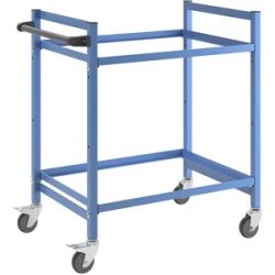Kommissionierwagen, LxBxH 970 x 610 x 1045 mm, 2 Etagen eurokraft pro