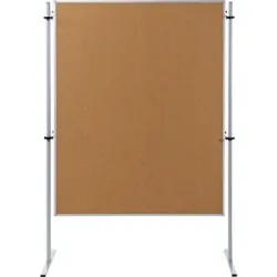 Funktions-Trennwand, Naturkork, HxB 1500 x 1200 mm, VE 2 Stk eurokraft basic