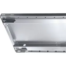 Fachboden verzinkt extra, Kantenhöhe 25 mm, VE 2 Stk, BxT 1300 x 500 mm eurokraft pro