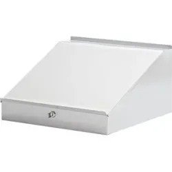 Schreibpultaufsatz, HxBxT 95 / 275 x 495 x 495 mm, lichtgrau eurokraft pro