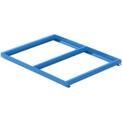 Festrahmen, BxT 890 x 1260 mm, Fachlast 800 kg, lichtblau LISTA