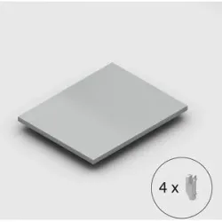 Fachboden für Steckregal, Ausführung leicht, BxT 1000 x 800 mm eurokraft pro