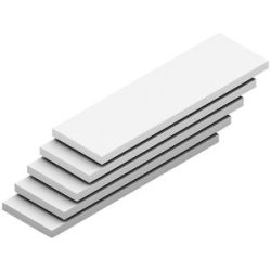Fachboden, Breite 1000 mm, VE 5 Stk, Tiefe 300 mm, Traglast 350 kg, grau hofe